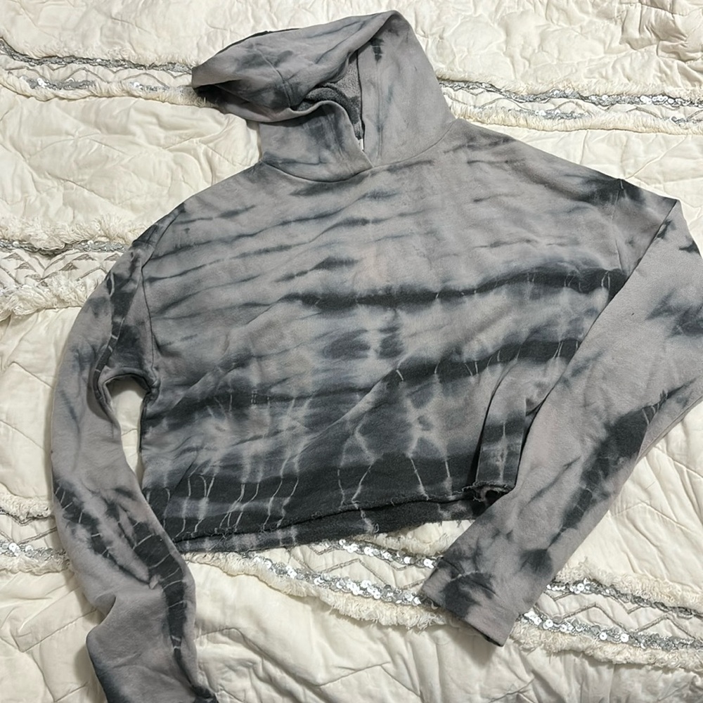 Z by Zella cropped tie dye hoodie xs